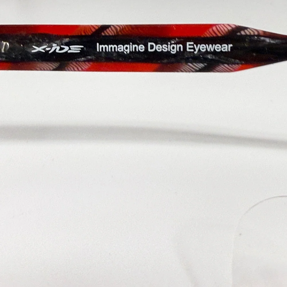 X-IDE‎ Mimosa C3 Sunglasses Red Black Plaid Immagine Design Eyewear 49-18-140